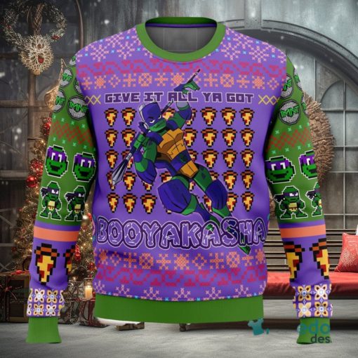 Donatello Rise Of The Teenage Mutant Ninja Turtles 3D Ugly Christmas Sweater Unisex Christmas Sweater For Men And Women