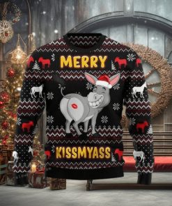 Donkey Merry Kissmyass Ugly Sweater