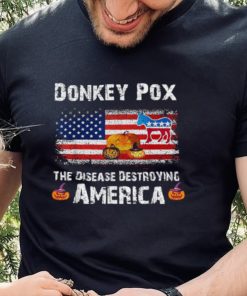 Donkey Pox The Disease Destroying USA Anti Biden Halloween Shirt 2 Donkey Pox The Disease Destroying USA Anti Biden Halloween Shirt