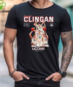 Donovan Clingan 32 UConn Huskies NCAA Men's Basketball Post Season T Shirt