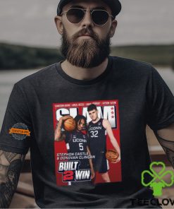Donovan Clingan And Stephon Castle From UConn Huskies Built 2 Win Cover SLAM 250 Classic T Shirt