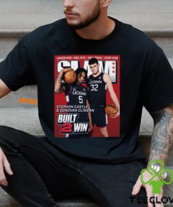 Donovan Clingan And Stephon Castle From UConn Huskies Built 2 Win Cover SLAM 250 Classic T Shirt