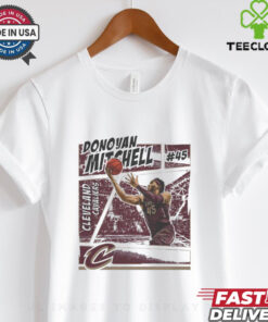 Donovan Mitchell Cleveland Cavaliers NBA Basketball Comic Vintage Shirt, featuring a comic-style design of Donovan Mitchell in action, paired with vintage graphics and the Cleveland Cavaliers’ branding. This shirt combines a fun, retro comic aesthetic with Mitchell's dynamic presence on the court, making it a must-have for Cavaliers fans and collectors.