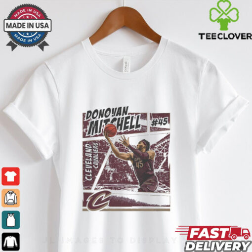 Donovan Mitchell Cleveland Cavaliers NBA basketball comic vintage shirt