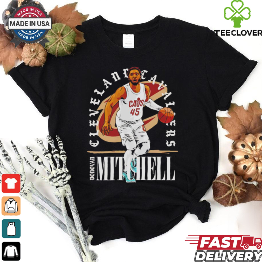 Donovan Mitchell Cleveland Cavaliers NBA basketball shield vintage shirt Donovan Mitchell Cleveland Cavaliers NBA basketball shield vintage shirt