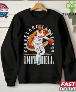 Donovan Mitchell Cleveland Cavaliers NBA basketball shield vintage shirt