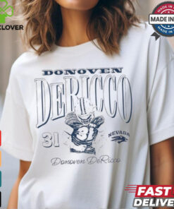 Donoven DeRicco #31 Nevada Wolf Pack Graphic t shirt
