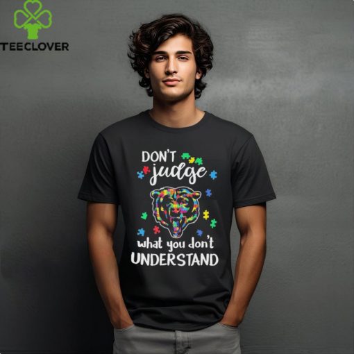 Don’t Judge Chicago Bears Autism Awareness What You Don’t Understand hoodie, sweater, longsleeve, shirt v-neck, t-shirt