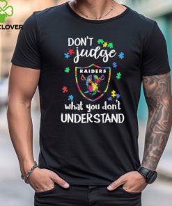 Don’t Judge Las Vegas Raiders Autism Awareness What You Don’t Understand shirt