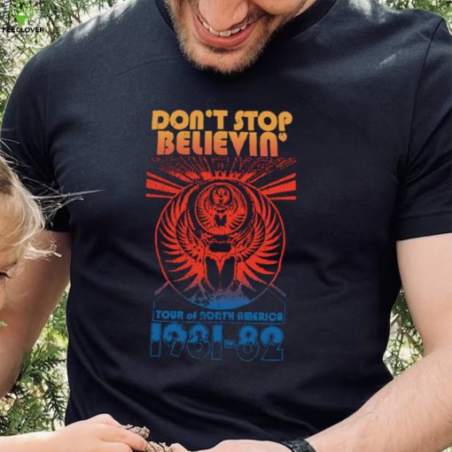 Don’t Stop Believen Vintage 1981 1982 logo Shirt