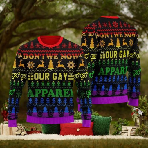 Don’t We Now Our Gay Ugly Christmas Wool Knitted Sweater