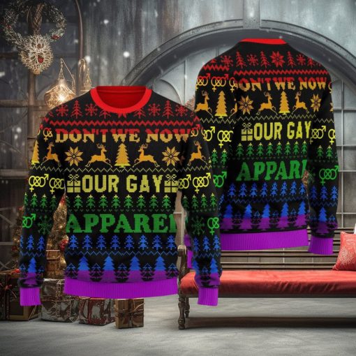 Don’t We Now Our Gay Ugly Christmas Wool Knitted Sweater