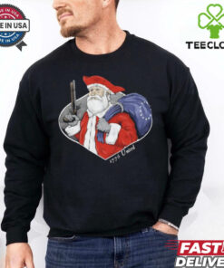 Don’t tread on Santa with guns 1776 United shirt 1 Don’t tread on Santa with guns 1776 United shirt