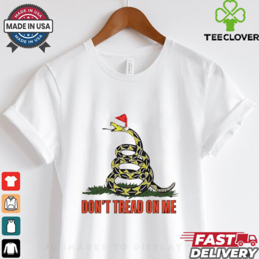 Don’t tread on me Christmas Gadsden flag T shirt