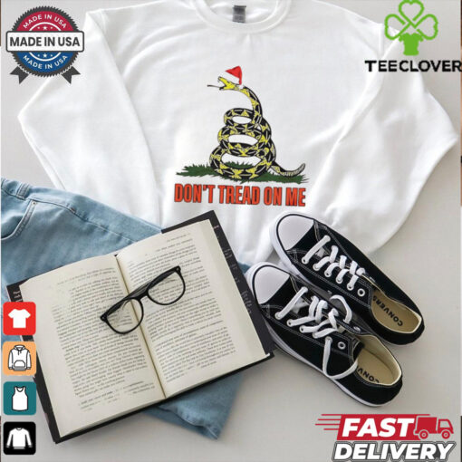 Don’t tread on me Christmas Gadsden flag T shirt