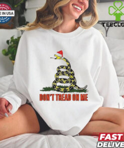 Don’t tread on me Christmas Gadsden flag T shirt