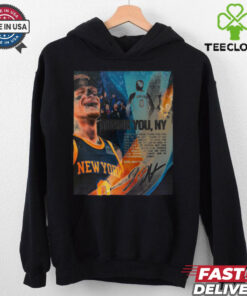 Donte DiVincenzo New York Knicks Thank you, New York, Thank you for one of the best years of my life Signature t hoodie, sweater, longsleeve, shirt v-neck, t-shirt