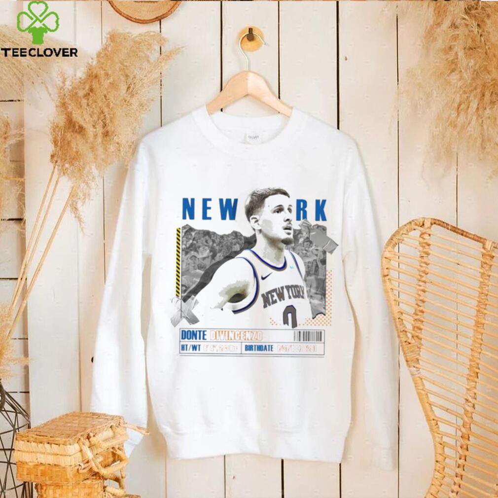 Donte DiVincenzo number 0 New York Knicks basketball player paper poster shirt Donte DiVincenzo number 0 New York Knicks basketball player paper poster shirt