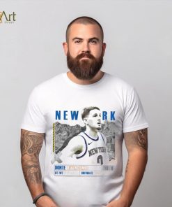 Donte DiVincenzo number 0 New York Knicks basketball player paper poster shirt 2 Donte DiVincenzo number 0 New York Knicks basketball player paper poster shirt