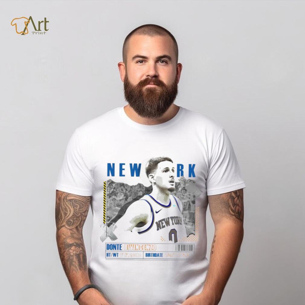 Donte DiVincenzo number 0 New York Knicks basketball player paper poster shirt Donte DiVincenzo number 0 New York Knicks basketball player paper poster shirt