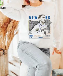 Donte DiVincenzo number 0 New York Knicks basketball player paper poster shirt 4 Donte DiVincenzo number 0 New York Knicks basketball player paper poster shirt