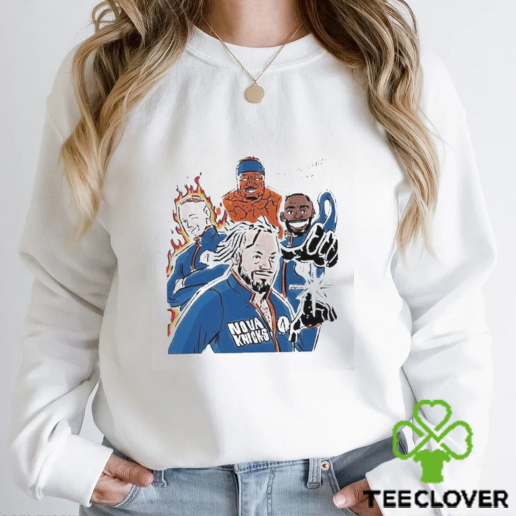 Donte Divincenzo Josh Hart Mikal Bridges Jalen Brunson Nova Knicks T Shirt Donte Divincenzo Josh Hart Mikal Bridges Jalen Brunson Nova Knicks T Shirt