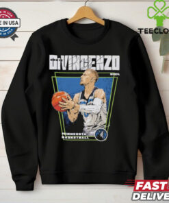 Donte divincenzo minnesota timberwolves premiere signature shirt