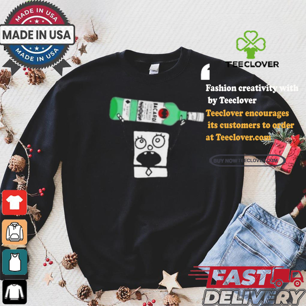 Doodlebob Bacardi Carta Blanca T Shirt Doodlebob Bacardi Carta Blanca T Shirt