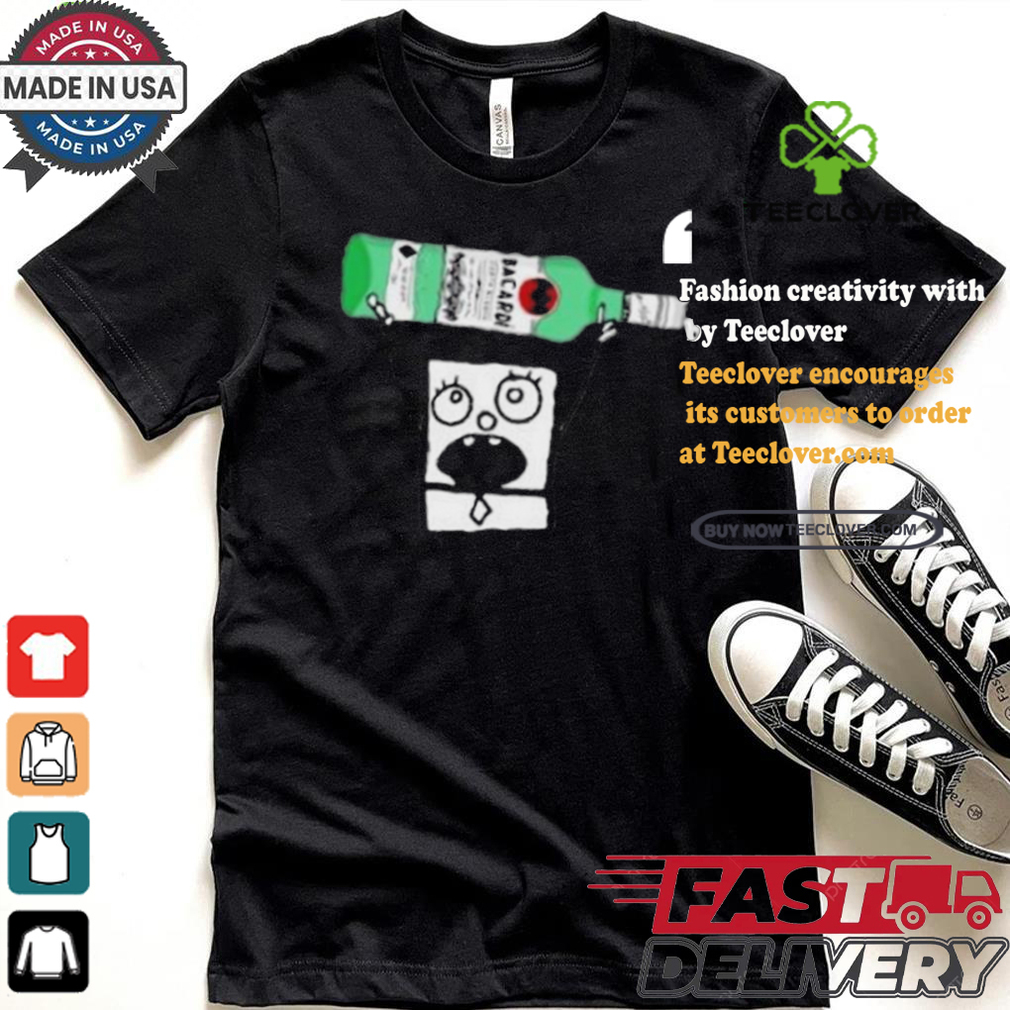 Doodlebob Bacardi Carta Blanca T Shirt Doodlebob Bacardi Carta Blanca T Shirt