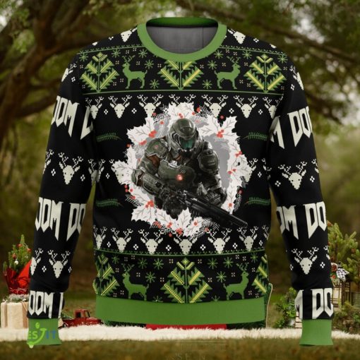Doom V2 Ugly Christmas Sweater Holiday Party Sweater Christmas Gift