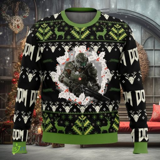 Doom V2 Ugly Christmas Sweater Holiday Party Sweater Christmas Gift