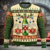 Custom Number And Name Born To Drink Bud Light and Play Hockey Sweater Beer Lovers Cold For Fans Gift