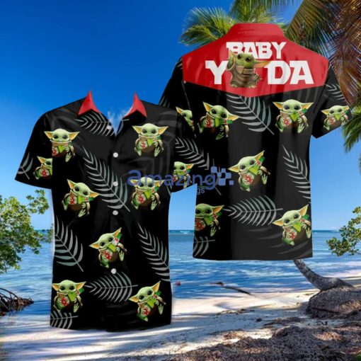 Dos Equis Baby Yoda Hug Tropical Hawaiian Shirt And Shorts Aloha Summer Gift For Men And Women
