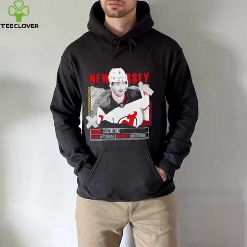 Dougie Hamilton New Jersey Devils ice hockey player information paper hoodie, sweater, longsleeve, shirt v-neck, t-shirt