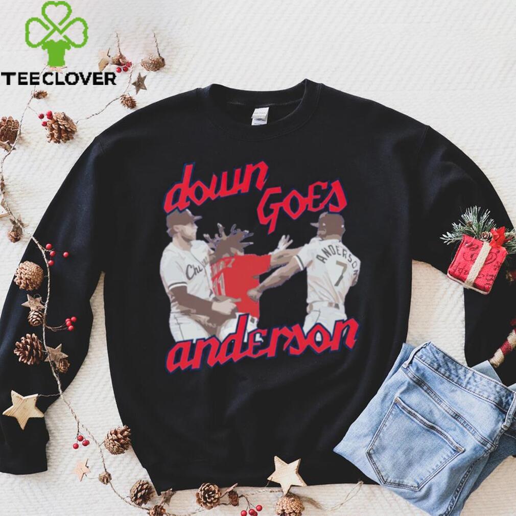Down Goes Anderson fighting shirt Down Goes Anderson fighting shirt