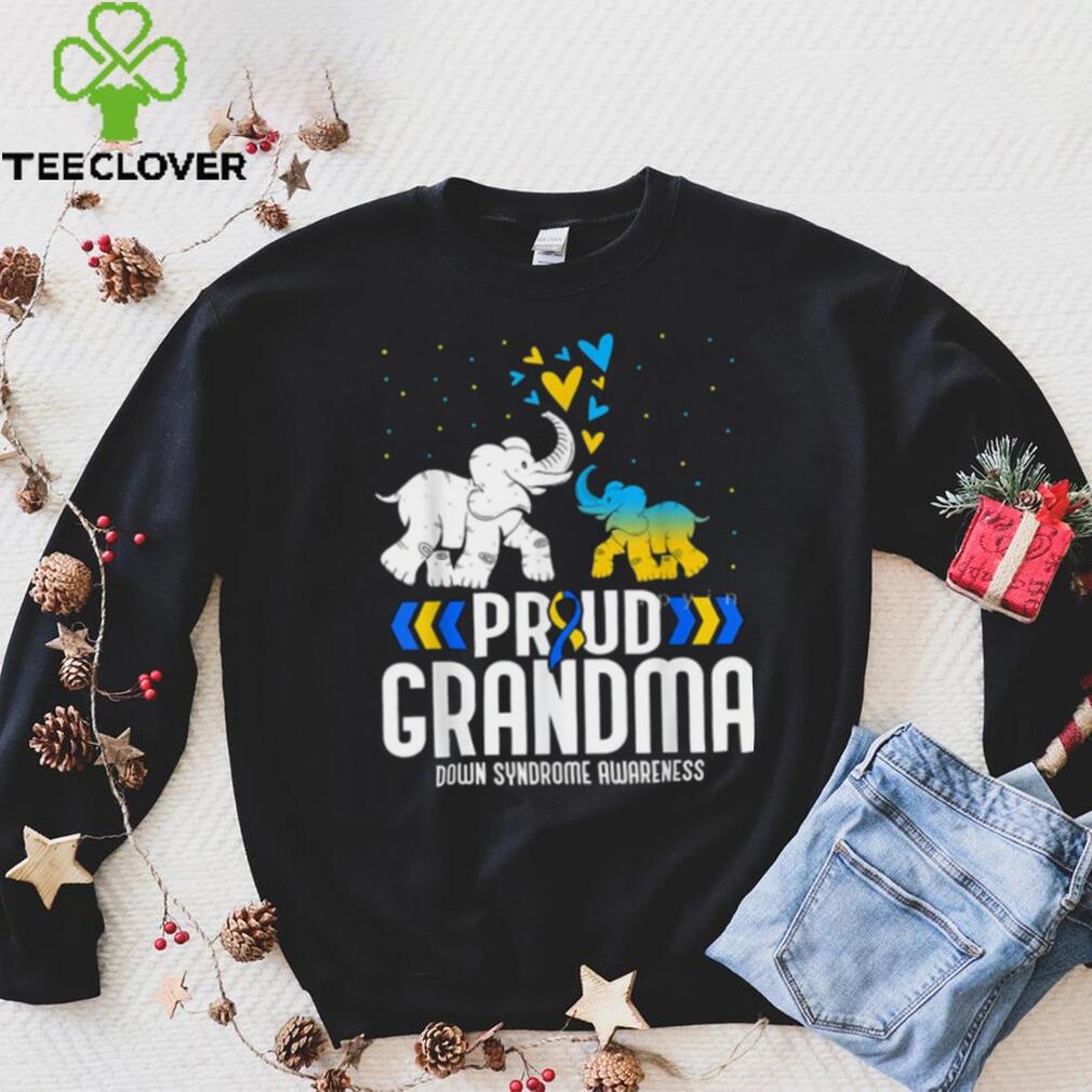 Down Syndrome Awareness Proud Grandma T Shirt Down Syndrome Awareness Proud Grandma T Shirt