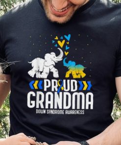 Down Syndrome Awareness Proud Grandma T Shirt