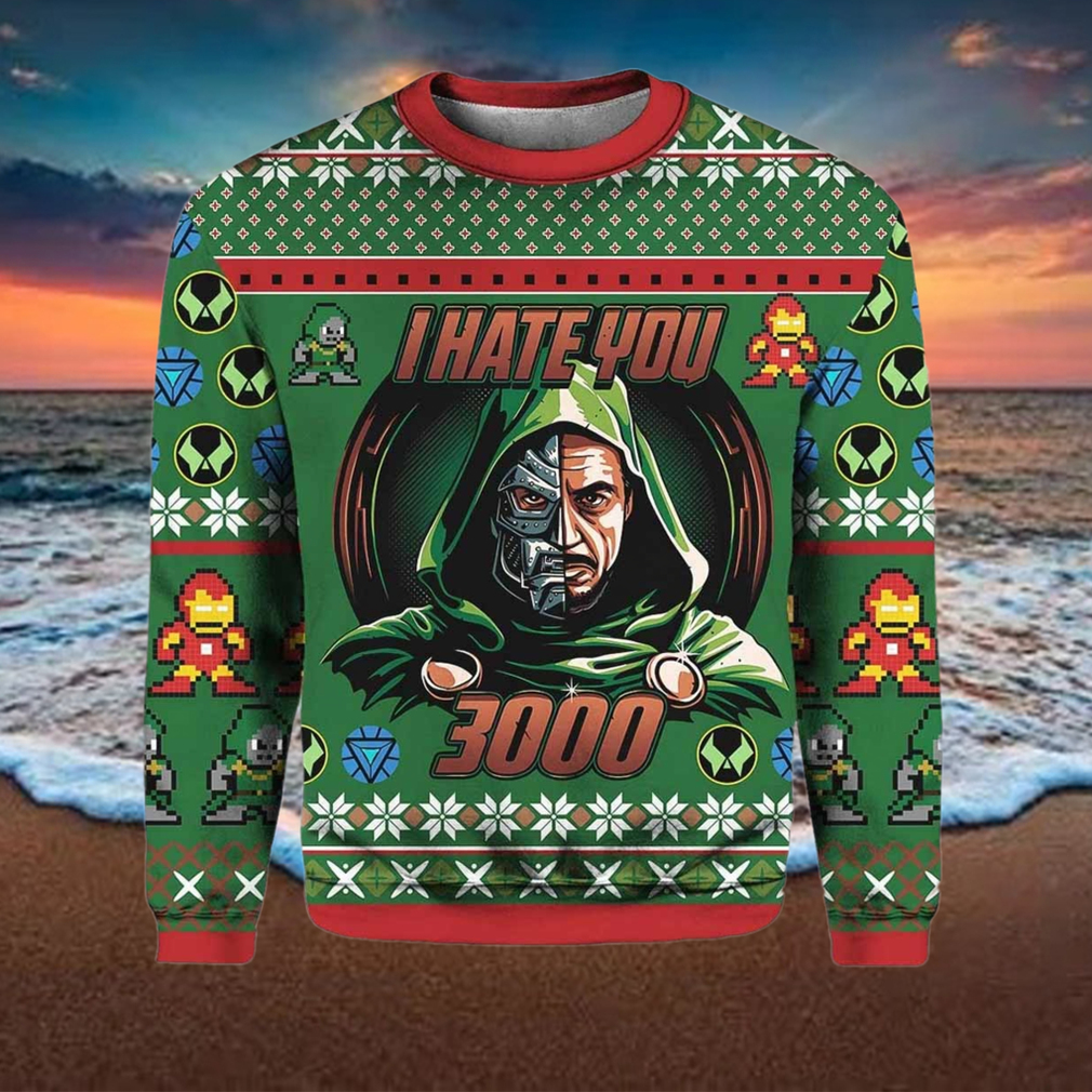 Dr Doom I Hate You 3000 Ugly Christmas Sweater Dr Doom I Hate You 3000 Ugly Christmas Sweater