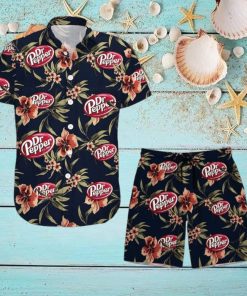 Dr Pepper Hawaiian Shirt