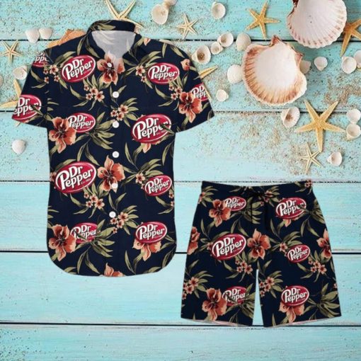 Dr Pepper Hawaiian Shirt