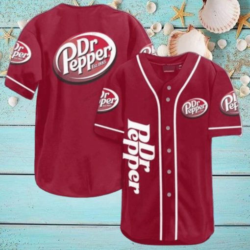 Dr Pepper Jersey Baseball Shirt Style Gift Shirt