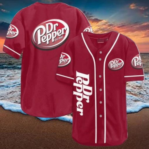 Dr Pepper Jersey Baseball Shirt Style Gift Shirt