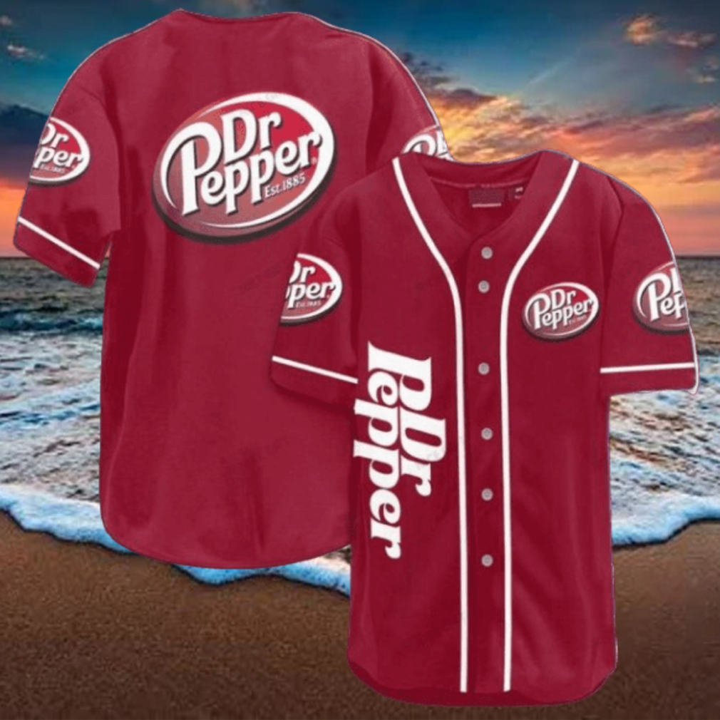 Dr Pepper Jersey Baseball Shirt Style Gift Shirt Dr Pepper Jersey Baseball Shirt Style Gift Shirt