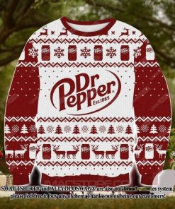 Dr Pepper Ugly Christmas Holiday Sweater