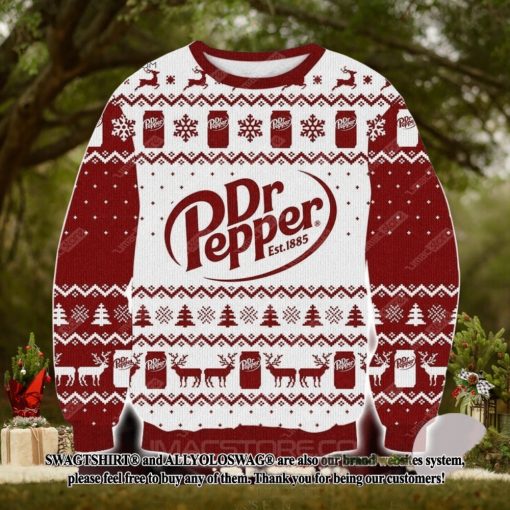 Dr Pepper Ugly Christmas Holiday Sweater