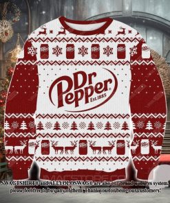 Dr Pepper Ugly Christmas Holiday Sweater