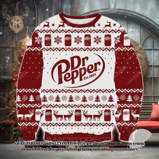 Dr Pepper Ugly Christmas Holiday Sweater