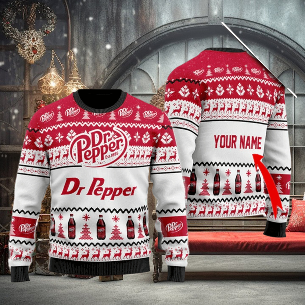 Dr Pepper Ugly Christmas Sweater Dr Pepper Ugly Christmas Sweater