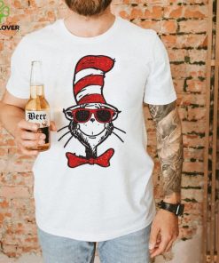 Dr Seuss Cat In The Hat Wearing Sunglasses T Shirt
