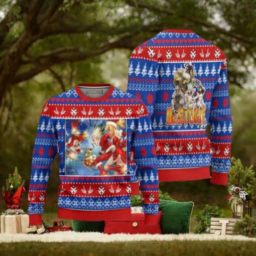 Dr Stone Anime Ugly Christmas Sweater Custom Characters Xmas Gift